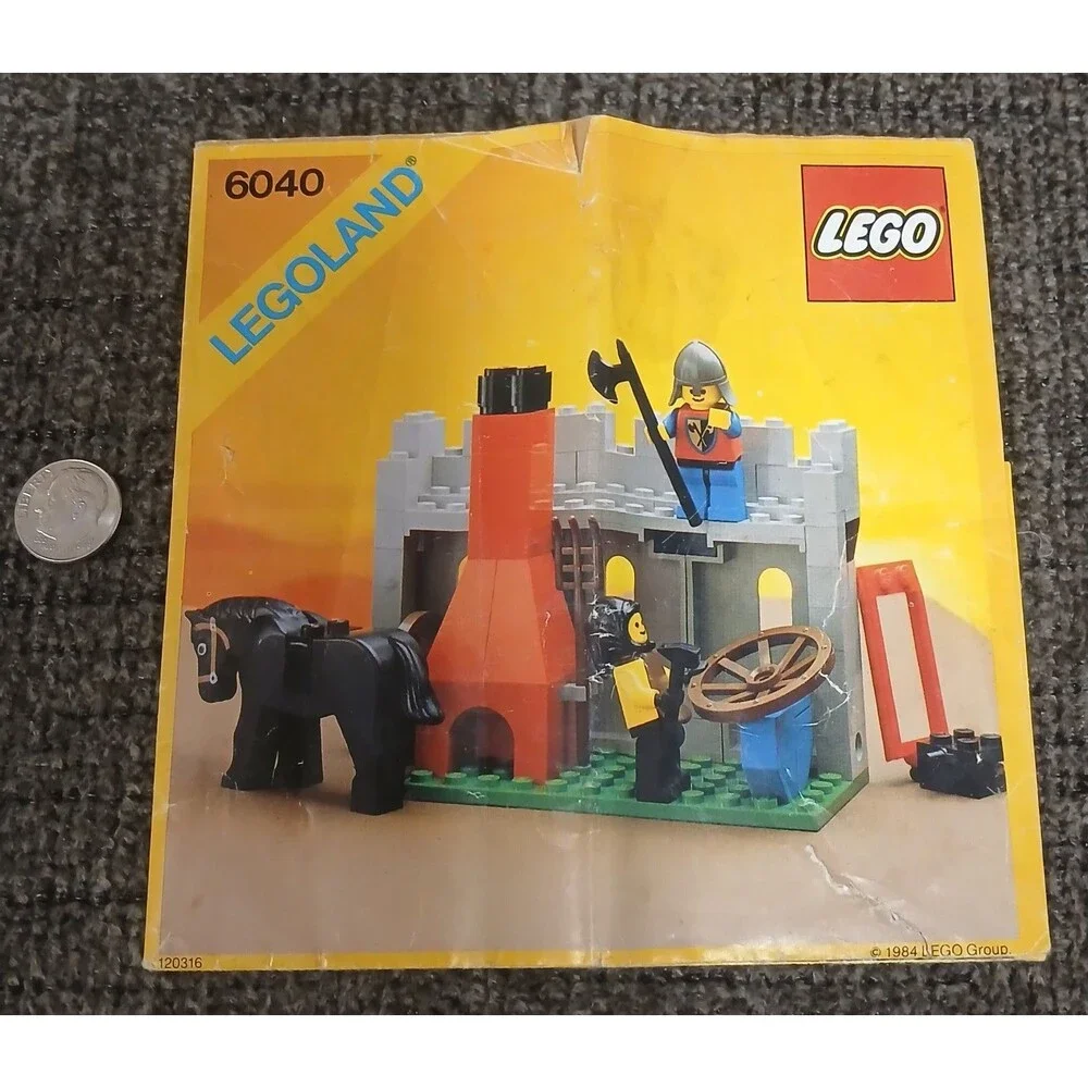 LEGO 6040 Manual Instructions Only Pirates Castaway’s Raft LEGOS - rare retired
